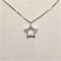 Collana Fanton Gioielli Donna COLLANE ORO in Oro bianco Zirconia COOR-59-52